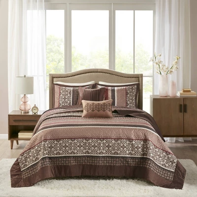 Madison Park 5pc Cambridge Reversible Jacquard Bedspread Set 3 Madison Park 5pc Cambridge Reversible Jacquard Bedspread Set - Image 3