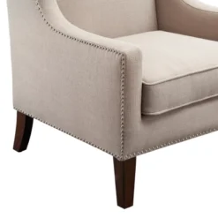Colette Wing Chair Linen 9 Colette Wing Chair Linen -Madison Park GUEST 0e91ac16 98f9 460c aea7 e900dadc4059