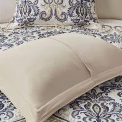 6pc Cascade Reversible Quilted Coverlet Set Blue - Madison Park -Madison Park GUEST 0f1ebf5b 5512 4040 9497 b1dbac1bae35