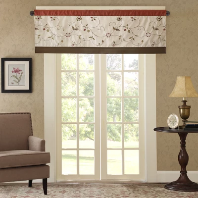 50x18" Monroe Embroidered Window Valance 9 50x18" Monroe Embroidered Window Valance - Image 9