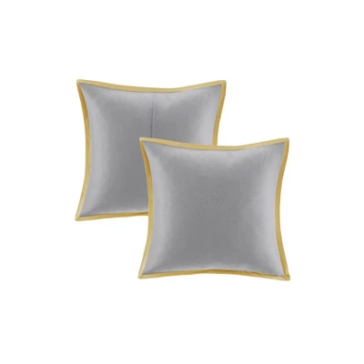 Madison Park 8pc Lian Cotton Floral Printed Reversible Comforter Set Yellow 14 Madison Park 8pc Lian Cotton Floral Printed Reversible Comforter Set Yellow - Image 14