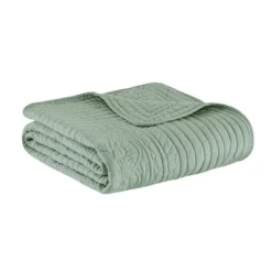 60"x72" Marino Quilted Throw Blanket With Scallop Edges -Madison Park GUEST 1d05f599 ac66 44c4 b4d1 83890326b0ed