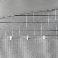 Madison Park 3pc King/California King Oakdale Faux Linen Jacquard Duvet Cover Set Gray 16 Madison Park 3pc King/California King Oakdale Faux Linen Jacquard Duvet Cover Set Gray -Madison Park GUEST 2e28220e 356d 4172 8e58 d5fcd7a2bbfb 2