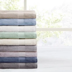 6pc Organic Cotton Bath Towel Set -Madison Park GUEST 31faeb73 a630 48fb 9ce3 51d23d26bfb2