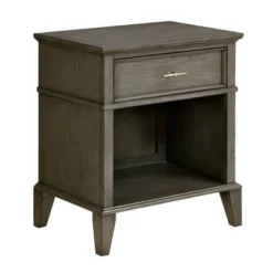 Yardley 1 Drawer Nightstand Reclaimed Vintage Gray -Madison Park GUEST 3464bf48 bd1d 4a51 a6d7 162d88902b5e