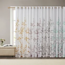 84"x50" Rosalie Burnout Printed Light Filtering Curtain Panel 15 84"x50" Rosalie Burnout Printed Light Filtering Curtain Panel -Madison Park GUEST 3a22d4dc 3882 448a 9f16 2fcb3764e9fa