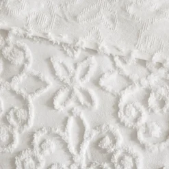 White Amber Cotton Chenille Daybed Cover Set -Madison Park GUEST 3d9852cf 707b 4c84 a4c3 15c49ee5bd66