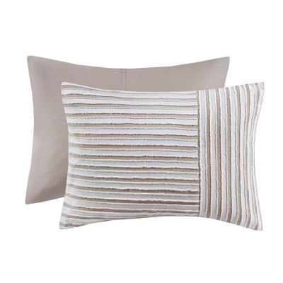 Madison Park 3pc River Clipped Jacquard Duvet Cover Set Off-White 9 Madison Park 3pc River Clipped Jacquard Duvet Cover Set Off-White - Image 9