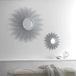 Round Dia Fiore Sunburst Decorative Wall Mirror - Madison Park -Madison Park GUEST 3eca0789 cf8b 4a44 b9d4 f03eedff3c92