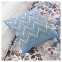 Willow Watercolor Floral Quilted Coverlet Set - 6pc -Madison Park GUEST 3f3a888c 9d92 4a50 964a 1fa3b97eff7c