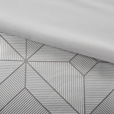 7pc Ollie Jacquard Comforter Set Gray - Madison Park 5 7pc Ollie Jacquard Comforter Set Gray - Madison Park - Image 5