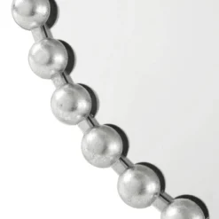 36" Dia Marlowe Round Decorative Wall Mirror Silver -Madison Park GUEST 42801c55 c396 416d 95eb 2ffc0c637346