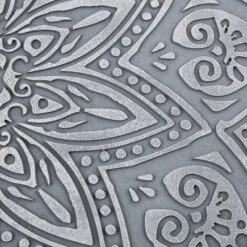 25.2" X 25.2" Dia. Medallion Carved Wall Panel Gray -Madison Park GUEST 433c09b4 401d 4741 bdce 2d8fedeb9f59