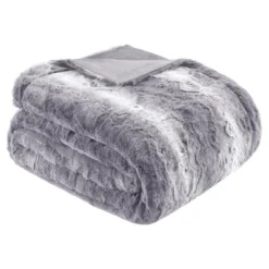 Marselle Faux Fur Oversized Bed Throw Blanket -Madison Park GUEST 463743c5 4388 42e2 8ff2 88664f5a303d