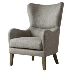 Aria Swoop Upholstered Wing Chair -Madison Park GUEST 4a4c996b 9c93 4a09 aedf 609e04a67606