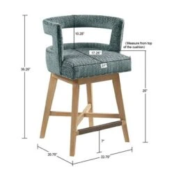 Farwell Swivel Counter Height Barstool - Madison Park -Madison Park GUEST 4eb752ee 382d 4e46 9135 02e0fa4ccbc4