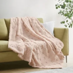 50"x60" Jane Luxury Basketweave Faux Fur Throw Blanket 14 50"x60" Jane Luxury Basketweave Faux Fur Throw Blanket -Madison Park GUEST 4ef0e9ae 9c78 46bd 9c5c e50f8197b305