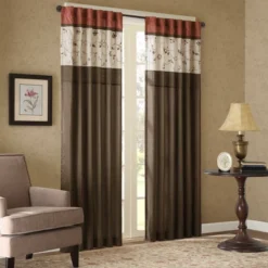84"x50" Monroe Embroidered Light Filtering Curtain Panel 23 84"x50" Monroe Embroidered Light Filtering Curtain Panel -Madison Park GUEST 4ef1a535 9ffe 4968 bff9 465bb6b505ad
