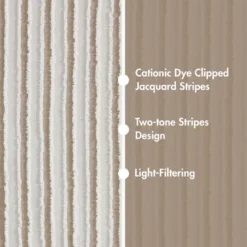 Curtain Window Cationic Dye Clipped Jacquard Design Farmhouse Window Curtain -Madison Park GUEST 551625db a2b2 45b4 96bf e0539bcdd84c