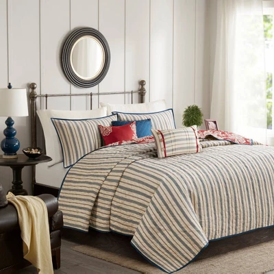 Rose Cotton Twill Reversible Coverlet Set 2 Rose Cotton Twill Reversible Coverlet Set - Image 2