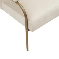 Abbot Upholstered Open Arm Metal Leg Accent Chair Beige - Madison Park 15 Abbot Upholstered Open Arm Metal Leg Accent Chair Beige - Madison Park -Madison Park GUEST 57512053 0826 47ca 8130 5c403285f579