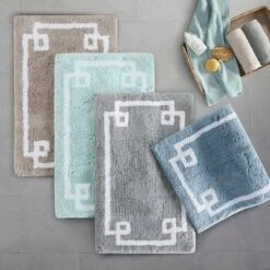 Geometric Cotton Tufted Bath Rug -Madison Park GUEST 5803e436 66be 4ac6 a722 5d1b1d278ffa
