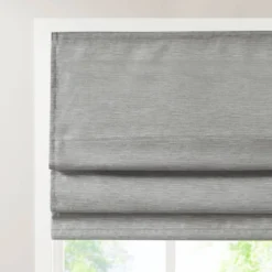 Aberdeen Printed Faux Silk Room Darkening Cordless Roman Blinds And Shade Gray -Madison Park GUEST 5da44bdf fd8a 4d06 8666 5748b0f2a808