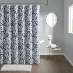 72"x72" Eliot Jacquard Shower Curtain - Madison Park -Madison Park GUEST 5ff5cd58 2054 4b76 9cdc 245f8484d2c5