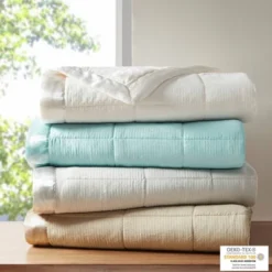 Parkman Oversized Down Alternative Blanket With Satin Trim 9 Parkman Oversized Down Alternative Blanket With Satin Trim -Madison Park GUEST 60fa7655 69b5 4d8d a602 12cbb629b284