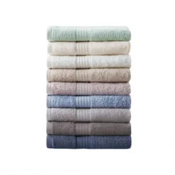 6pc Organic Cotton Bath Towel Set -Madison Park GUEST 62f45495 b93d 4a11 989e bfc527d93cc5