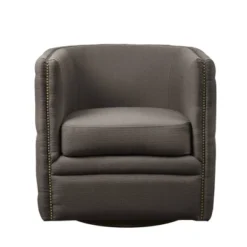 Milton Swivel Chair Gray -Madison Park GUEST 6300c28f 521b 436c bfd2 9aa2f23f8228