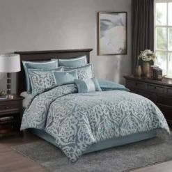 Madison Park 8pc Eilot Jacquard Comforter Set Aqua Green 21 Madison Park 8pc Eilot Jacquard Comforter Set Aqua Green -Madison Park GUEST 6978656f 9663 4afc 9116 80b291768a9a