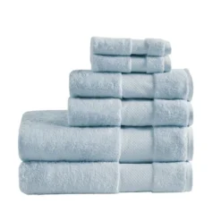 6pc Turkish Bath Towel Set -Madison Park GUEST 6a5dc3ba a10f 41f8 b6c2 9eb1bcda423e