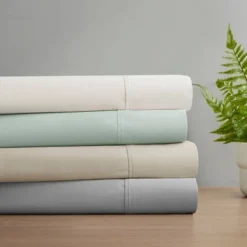 300 Thread Count Organic Cotton Deep Pocket Sheet Set - Madison Park -Madison Park GUEST 6d06ff94 8d5e 4cef a6f3 3d201acfdd16