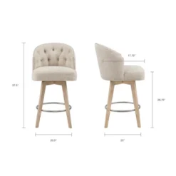 Grattan Swivel Counter Height Barstool - Madison Park -Madison Park GUEST 6d387392 663f 4b14 a7bb bf4cd29e109d