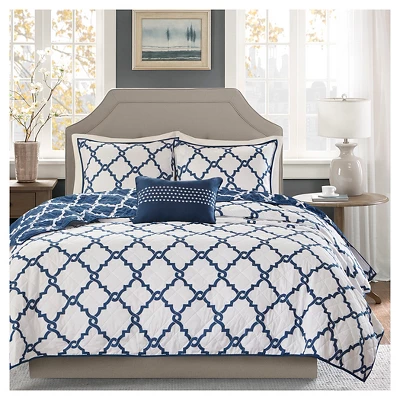 Madison Park Becker Geometric Quilt Set - 4pc 3 Madison Park Becker Geometric Quilt Set - 4pc - Image 3