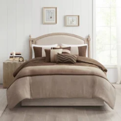 Overland Faux Suede Duvet Cover Set -Madison Park GUEST 75bfa90e 3417 4a66 a7ff 5135559c6fcb