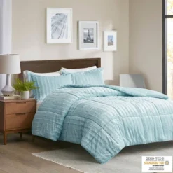 York Brushed Faux Fur Comforter Mini Set -Madison Park GUEST 7737ec29 451e 4641 82cd 0dabf6ac2a4e