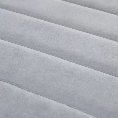 Charmaine Upholstered Storage Bench With Gold Metal Legs Gray - Madison Park 5 Charmaine Upholstered Storage Bench With Gold Metal Legs Gray - Madison Park - Image 5