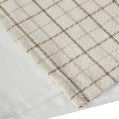 Preston Plaid Rod Pocket And Back Tab Room Darkening Curtain Panel With Fleece Lining 3 Preston Plaid Rod Pocket And Back Tab Room Darkening Curtain Panel With Fleece Lining - Image 3