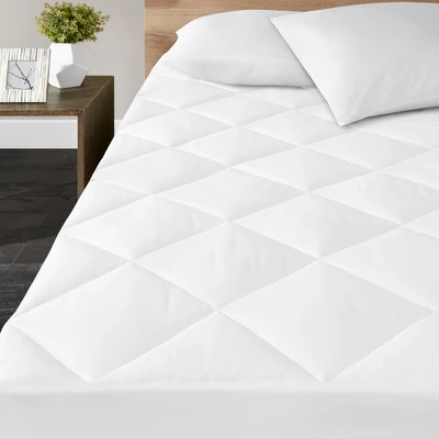 Ensure 300 Thread Count Cotton Sateen Waterproof Mattress Pad 2 Ensure 300 Thread Count Cotton Sateen Waterproof Mattress Pad - Image 2