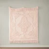 60"x50" Mila Cotton Tufted Throw Blanket