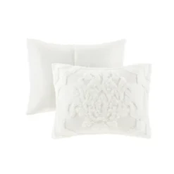 3pc Eugenia Cotton Damask Comforter Set -Madison Park GUEST 92ee140a 58c2 4726 bc83 527ce9b6e415