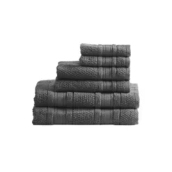 6pc Roman Super Soft Cotton Bath Towel Set -Madison Park GUEST 97094bce 406d 4bc8 8d46 2c046f3098ab