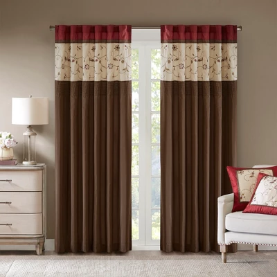 84"x50" Monroe Embroidered Light Filtering Curtain Panel 8 84"x50" Monroe Embroidered Light Filtering Curtain Panel - Image 8