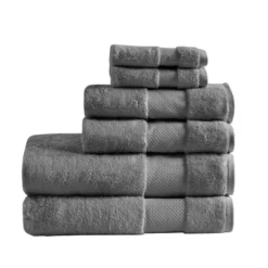 6pc Turkish Bath Towel Set -Madison Park GUEST 9b92a2e1 e586 4010 ba24 e5c4a088229d