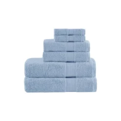 6pc Organic Cotton Bath Towel Set -Madison Park GUEST a1f6c1ae 2ada 4259 9367 8025aeedb11f