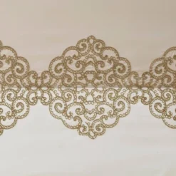 72"x72" Arabella Pieced And Embroidered Shower Curtain - Madison Park -Madison Park GUEST a237c320 5731 4846 bb73 edb7b946107b