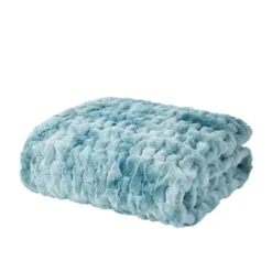 50"x60" Ruched Faux Fur Throw Blanket - Madison Park -Madison Park GUEST a2b88c89 59ce 48a3 b054 8ac1be1cdc9a