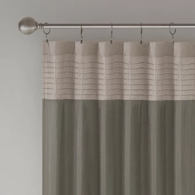 84"x50" Salem Polyoni Pintuck Light Filtering Window Curtain Panel - Madison Park 3 84"x50" Salem Polyoni Pintuck Light Filtering Window Curtain Panel - Madison Park - Image 3